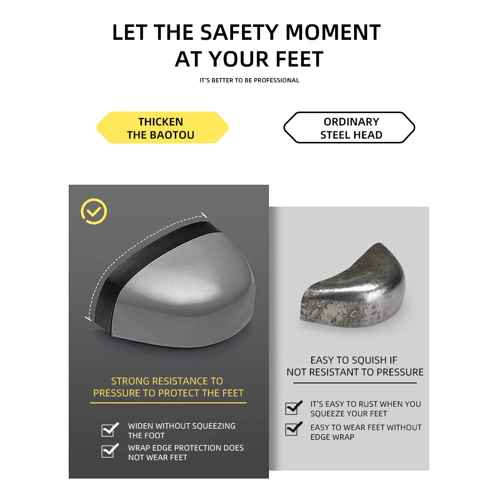 Wholesale Custom Safety Shoes Manufacturer Sport Safety Shoes Work Boots Barefoot Shoes for Men Industrial Steel Toe