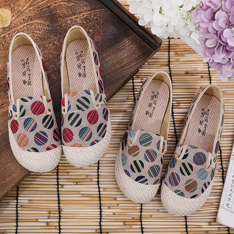 YD-High Quality Fashion Customized Decorate Ladies Flat Shoes Casual Boat Shoe flat shoes ladies