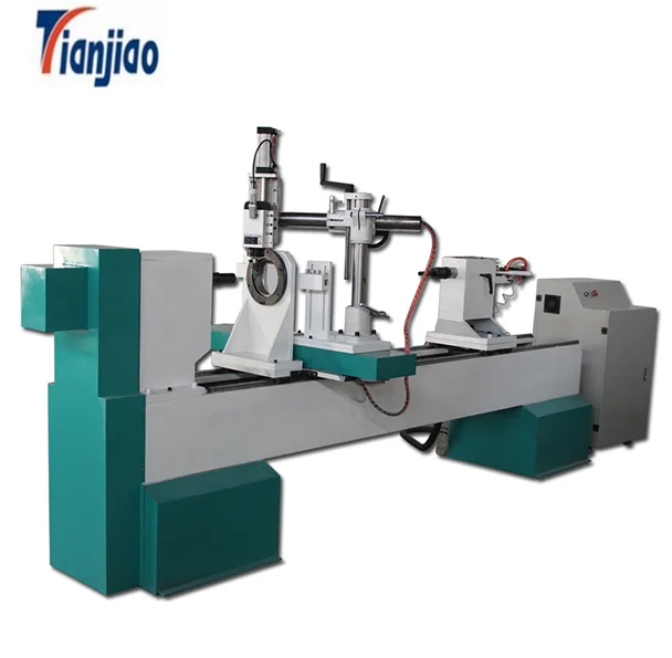 New Design TJ1530ATC cnc wood lathe Wood Vase wood bowl Carving Turning Lathe Machine