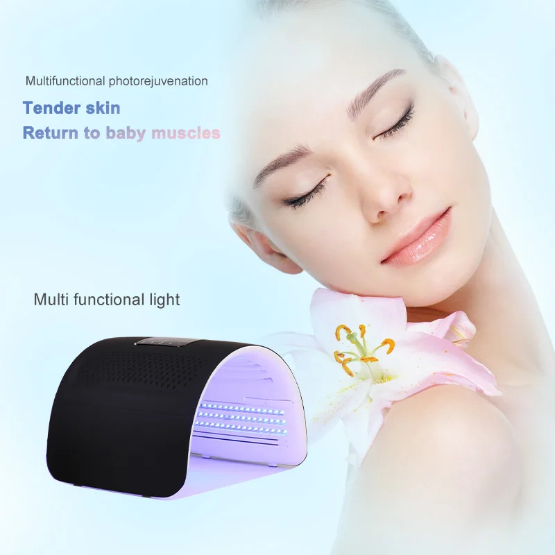7 color pdt photon led light therapy rejuvenation pdt machine with steamer on time limit promotion