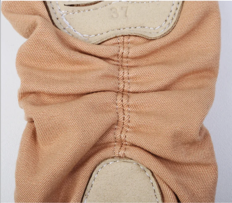 Super Soft Stretch Spandex Basic Split Sole Canvas Girl Ballet Gymnastic Dance Foot Wears Shoes