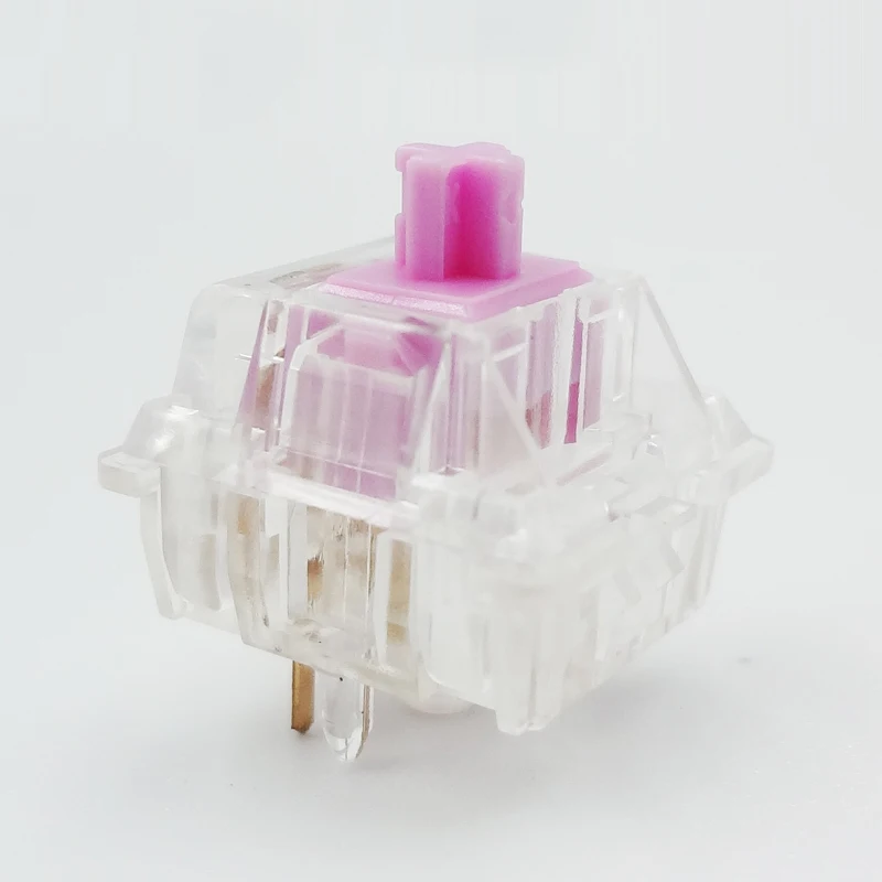 Factory Mechanical Gaming Keyboard Linear Switch with Gold Plated Spring 62g Smooth Keyswitch