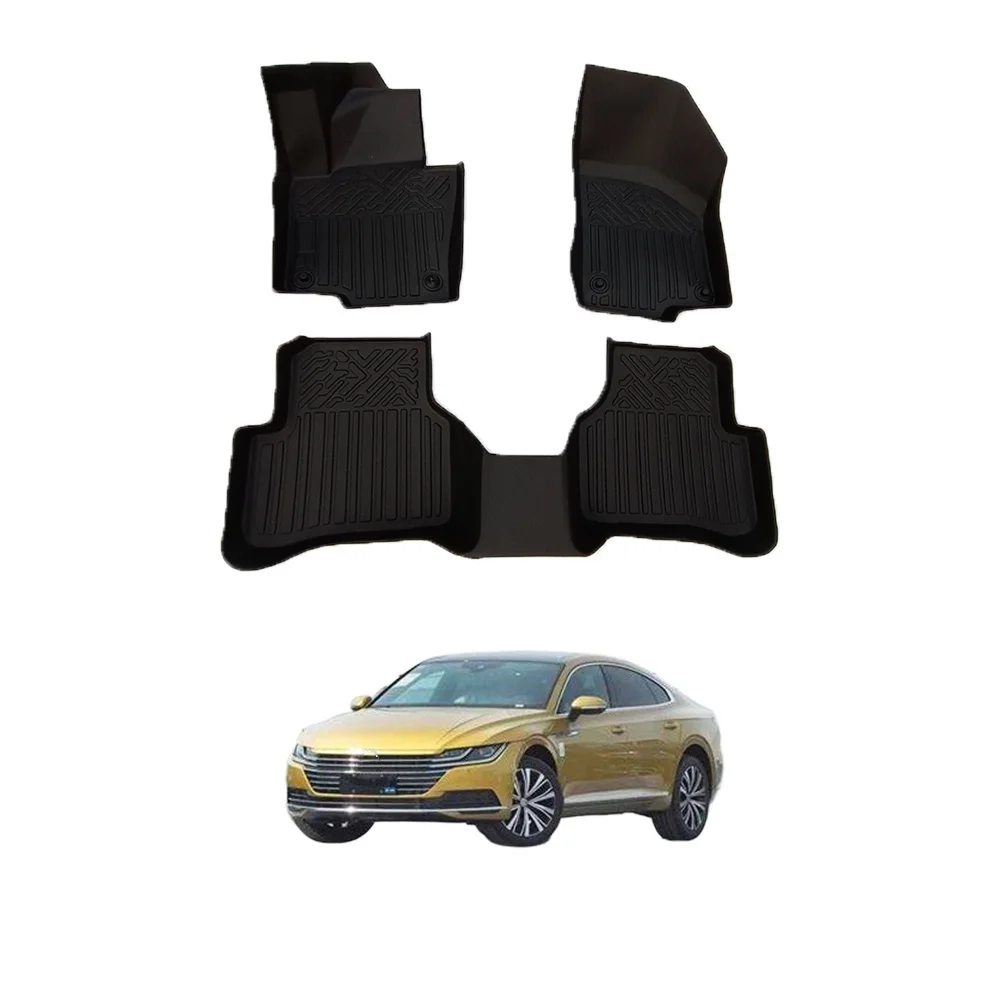Factory Price High Quality TPE  Car Floor Mat Customizable Logo For Land Cruise Car mats for CC 2020