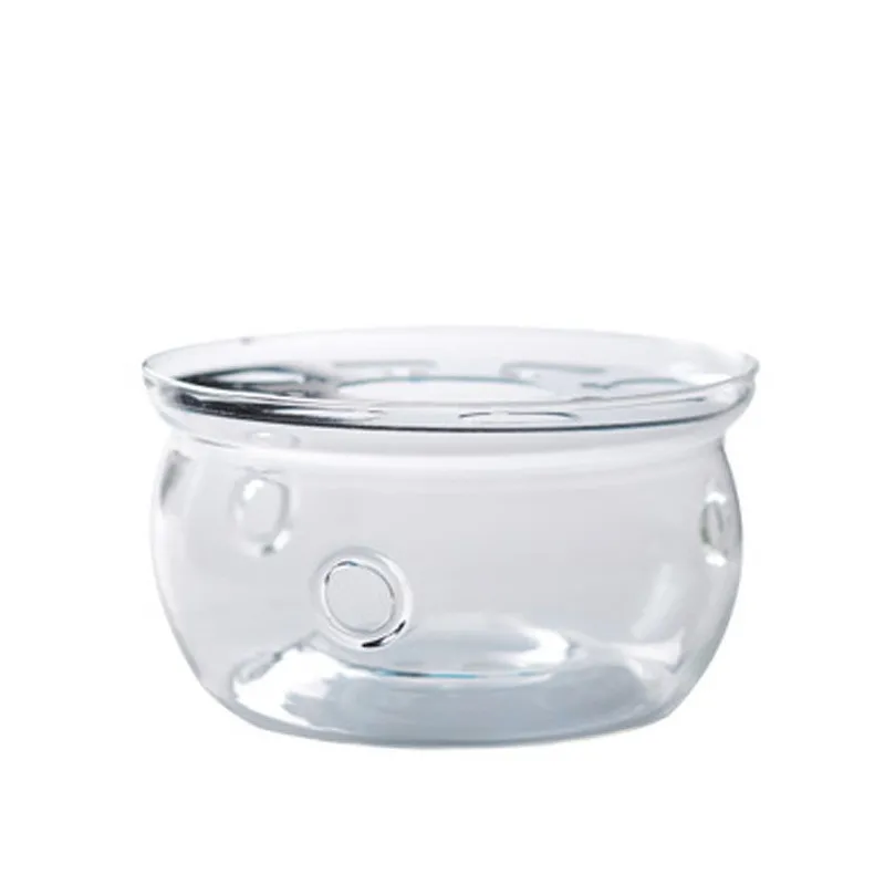 Термостойкий стеклянный чайный набор круглая нагревательная основа подогреватель стеклянная изоляционная Базовая свеча