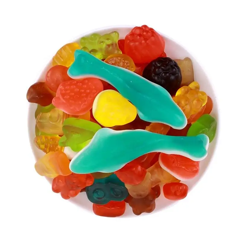 Soft Sweet Fruity Factory-Created Candy Fruit Jam Stuffed Sweet in Bulk Packaged in Box and Goma de Mascar