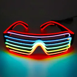 New Arrival Party Supplies Mulity-color Night Flashing Glowing Luminous Led Glasses Party Led Light Up Glasses