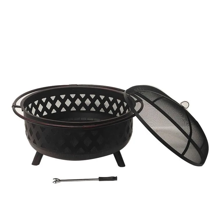 USA hot sale 36inch big fire pit with weave design