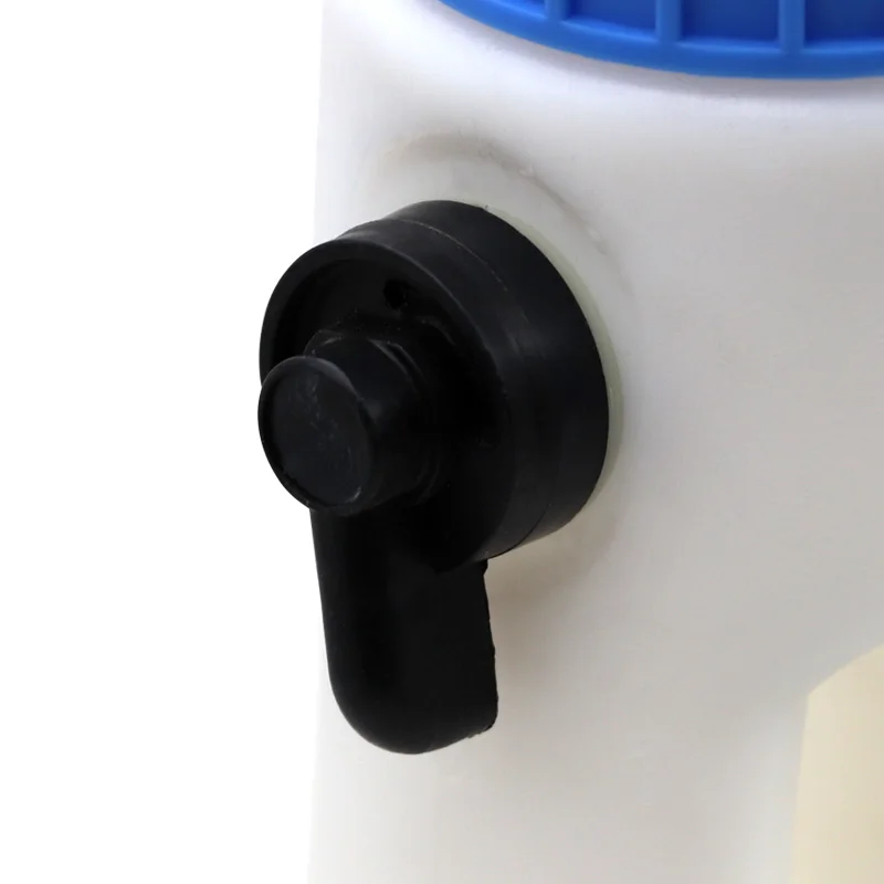 Низкая цена 2 л 4 черный шаровой кран кормушка для крупного рогатого скота овец молока Европейский пластиковый корм корма теленка козья коза горшок кормления