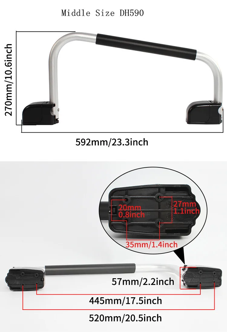 RV spring folding pull handle  for Entering and Exiting RV Assist Rail