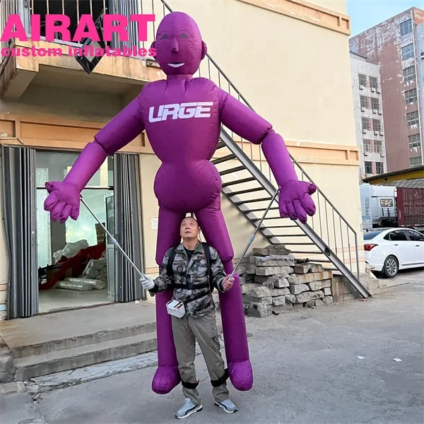 Event cartoon costumes inflatable puppets, Christmas inflatable stilt costumes for party decorations