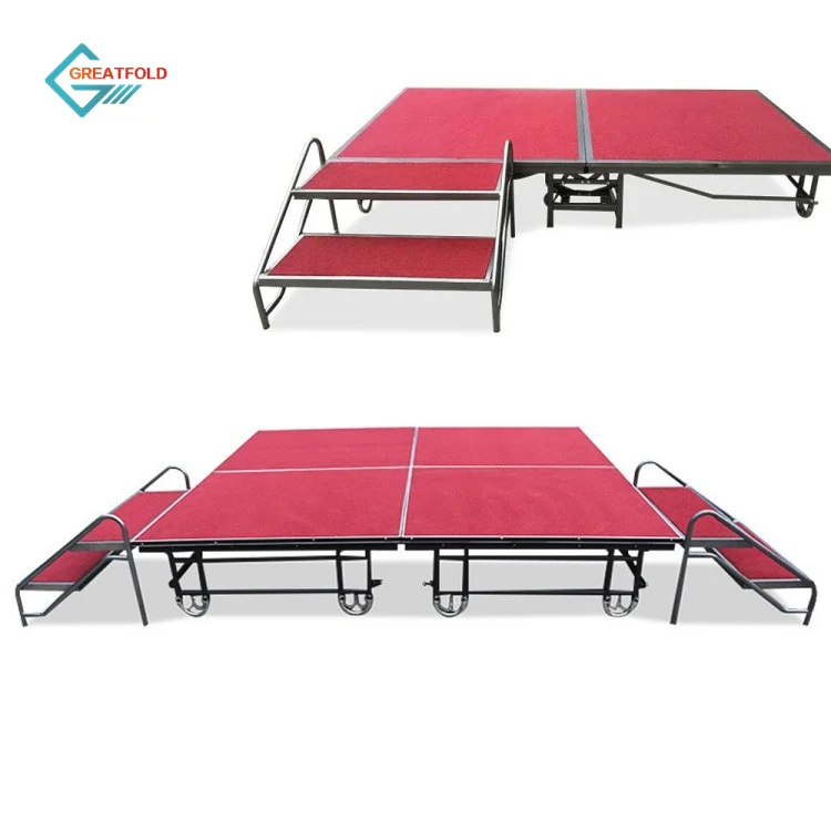 Adjustable Music dj events Catwalk Runway Modular Movable Stage Platform
