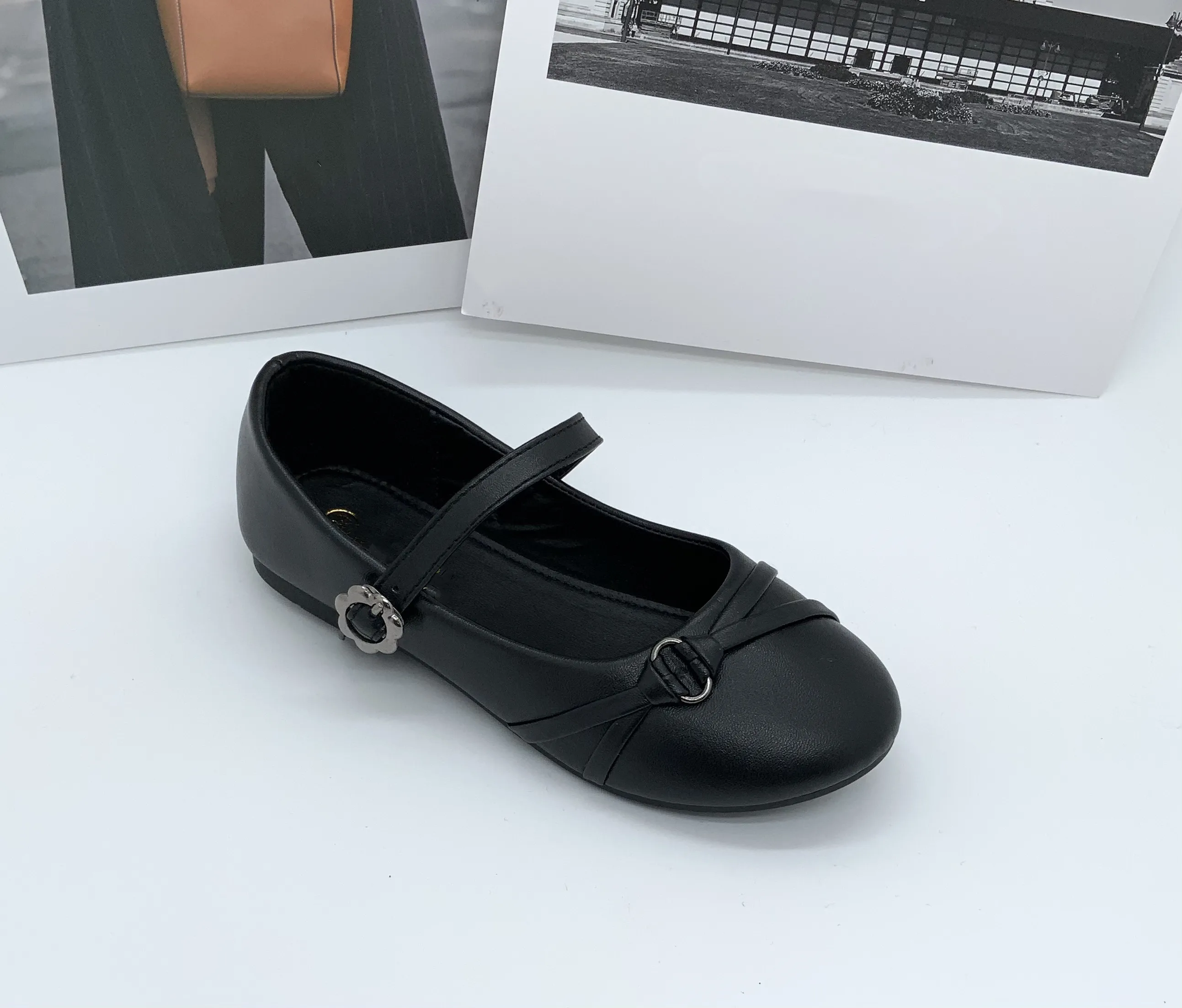 The Most Popular Shoes High Quality PU Footwear Kids Casual School Shoes Flat Student Shoes