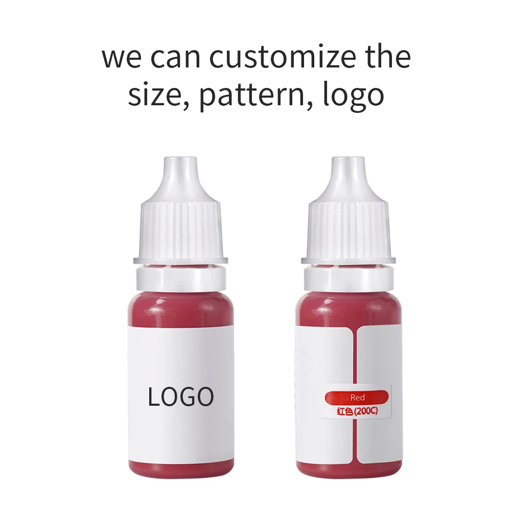 OEM Manufacturer Eyebrow Lips Micropigmentation Semi Cream Pigment Microblading Cosmetic Tattoo Ink Permanent Makeup Pigment