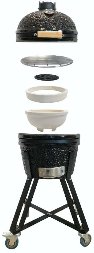 Kamado grill outdoor kitchen cabinet wood fired barbecue grill