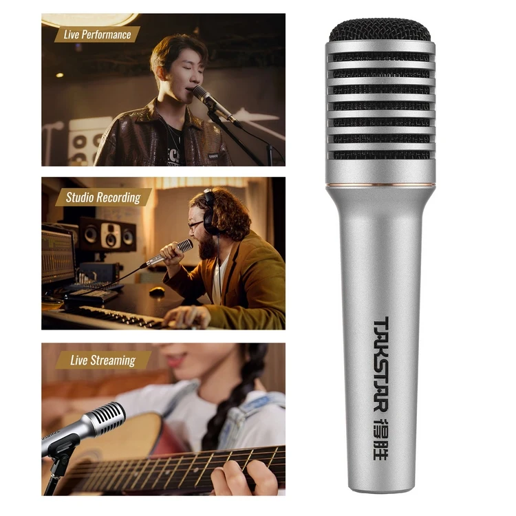 TAKSTAR TA-68 Profession Dynamic Microphone Dynamic Handheld Cardioid Condenser Wireless Microphone