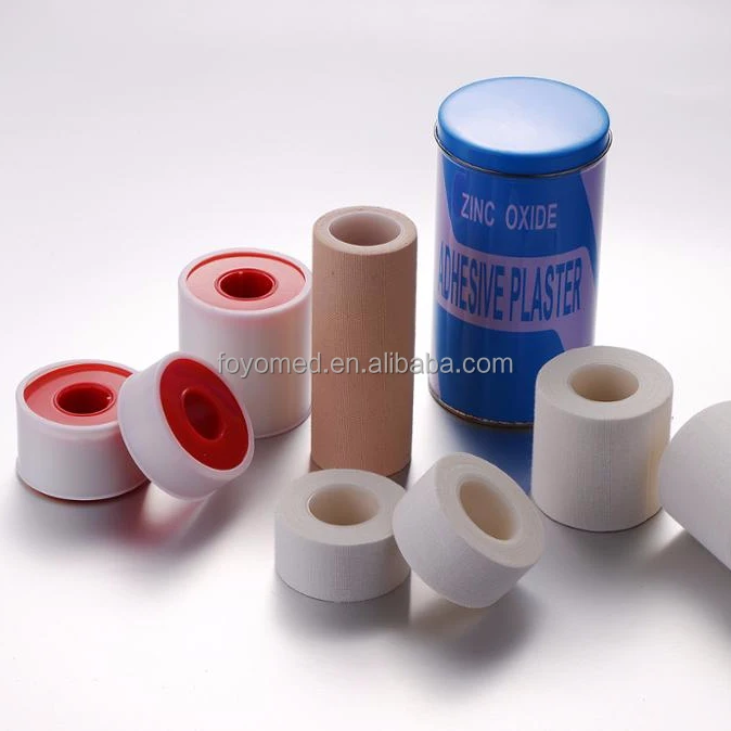 High quality disposable medical zinc oxide adhesive plaster with ISO certificate