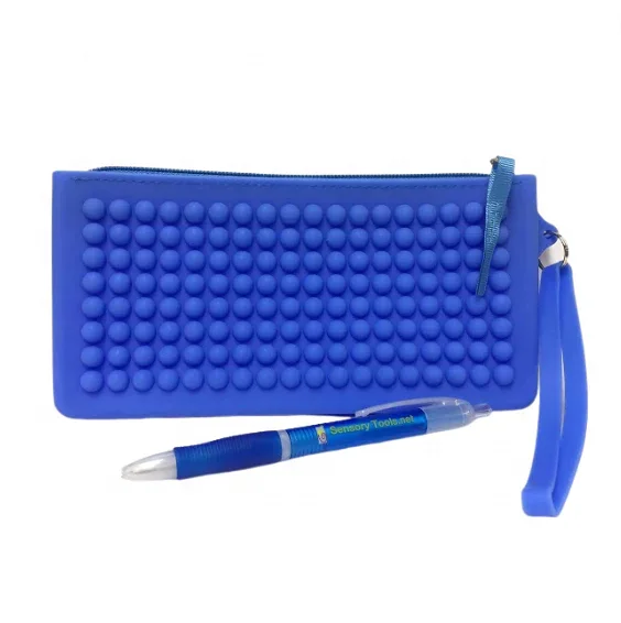 2024 New Custom Multifunction Kids Cute Pen Silicone Pencil Case For School