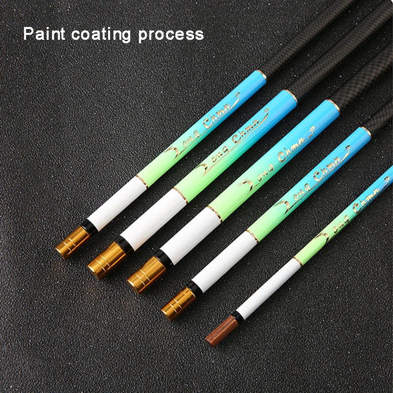 Factory Direct Sale Paint Baking Process Duck Egg Handle Type Superfine and Ultra light Carbon Fiber Crucian Carp Fishing Rod