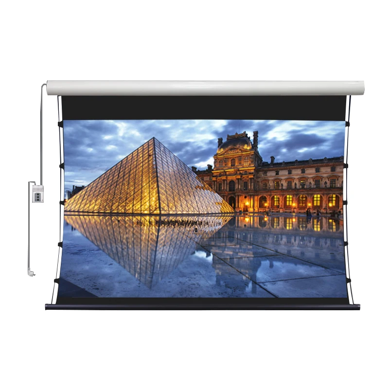 Wupro CBSP PET Crystal 120 дюймов Электрический выпадающий проекционный экран CLR
