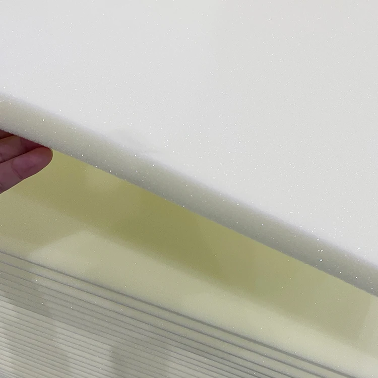 vibrating upholstery material trigger point glue for mattress sound proof soft polyurethane foam blocks sofa sponge roller board