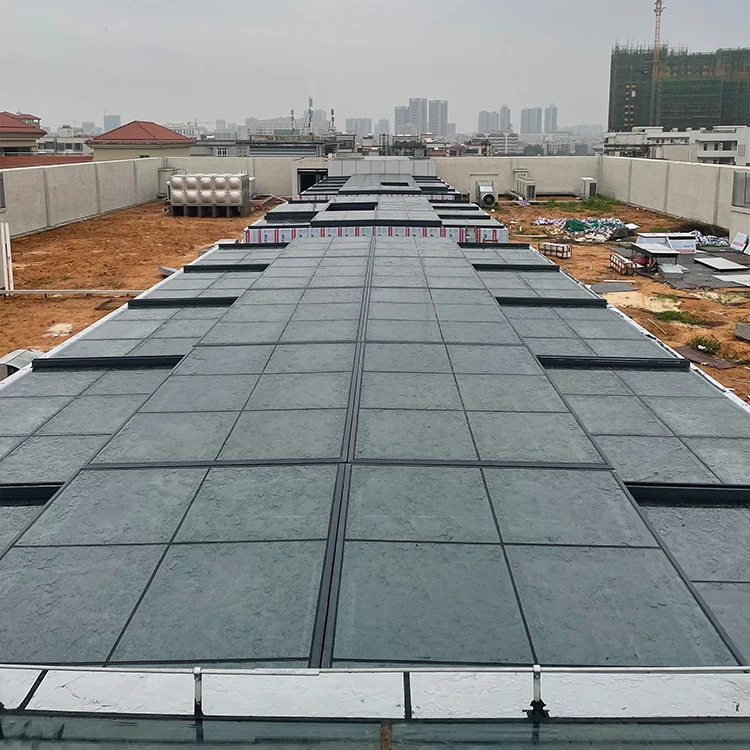 aluminum alloy frame double glass sliding windows sales factory price aluminum sky view skylight roof window automatic