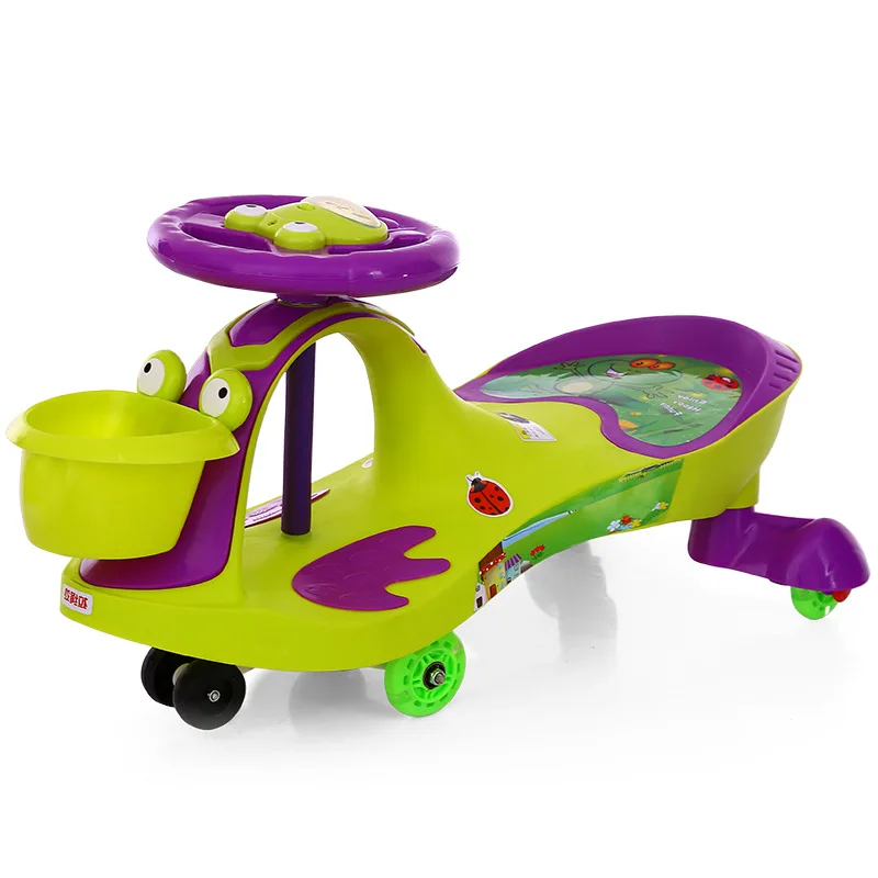 
2021 Amazon Hot Sell New Product Kids Sliding Car Pushing Cart Toys For Plastic Baby Toys Ride On Car Swing Car 