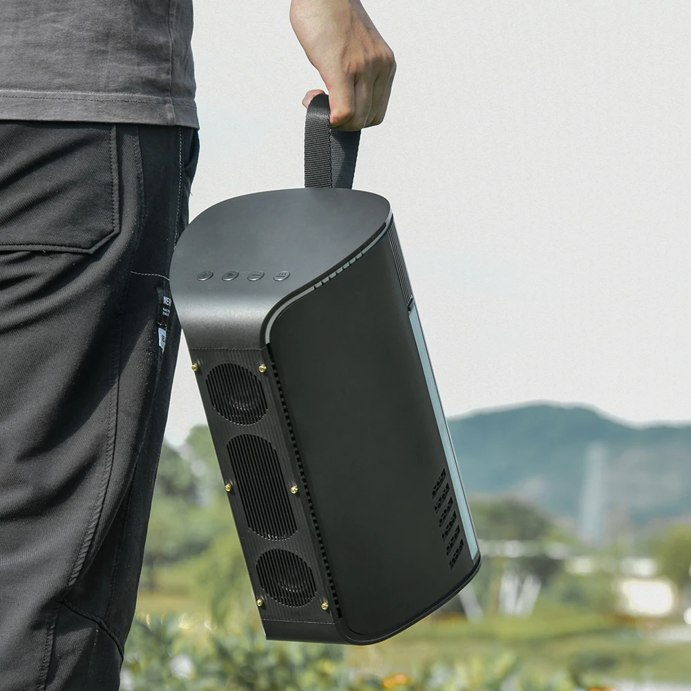 500Wh portable solar power system with solar panel charged by sunlight or wall outlet SKA700T sungzu