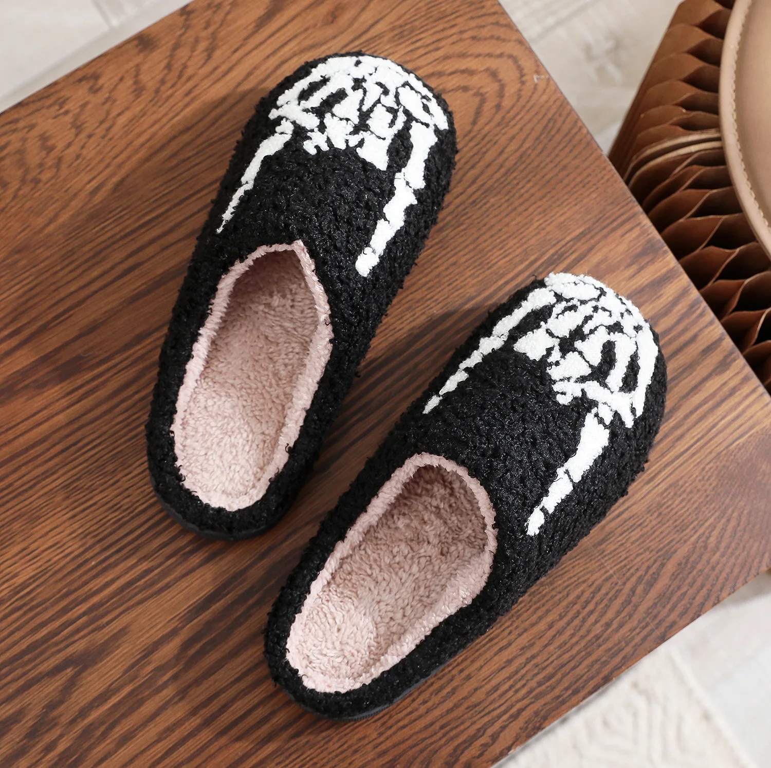 High quality winter fur women slippers fur fluffy indoor house slippers for men