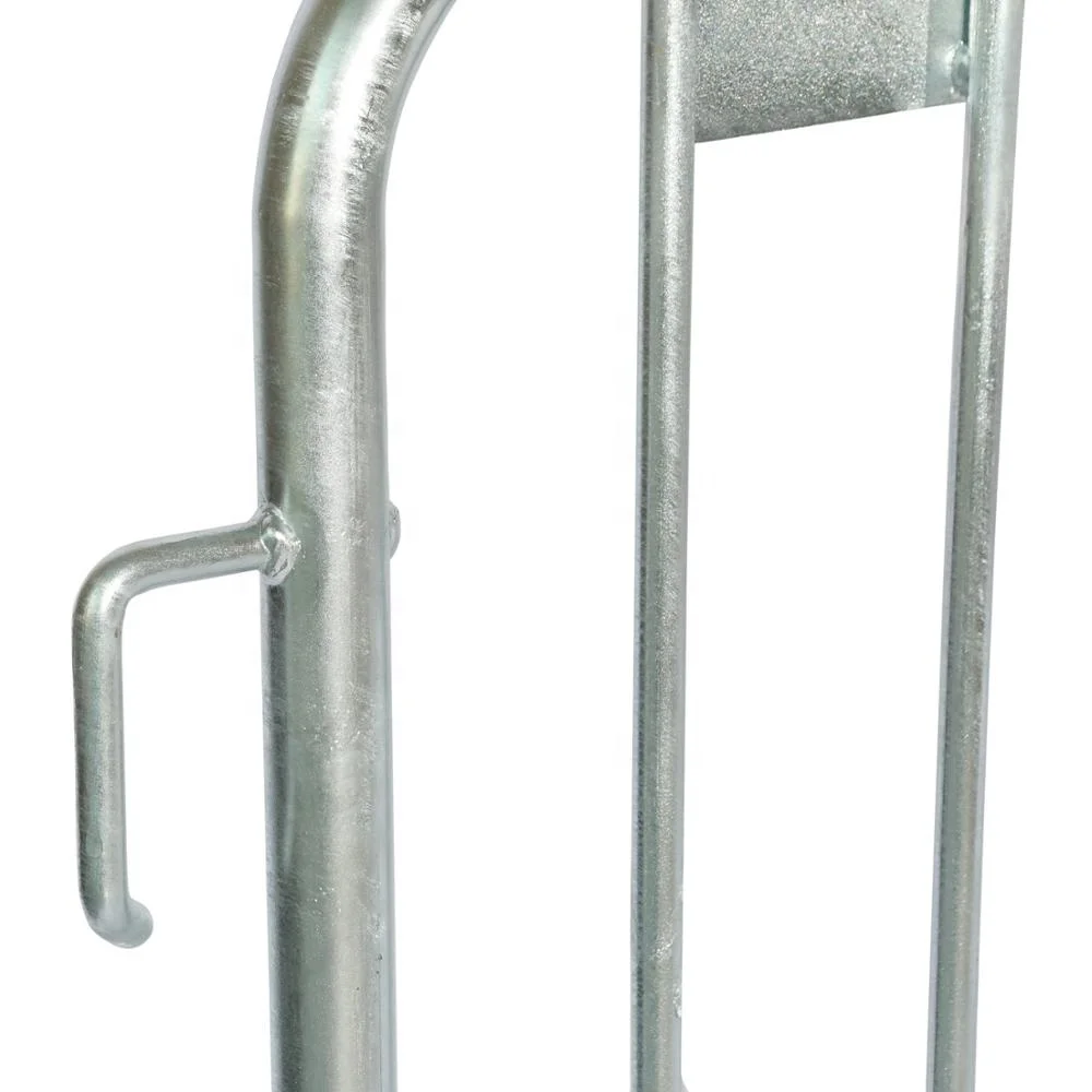 Interlocking movable galvanized steel temporary safety road barriers for sale