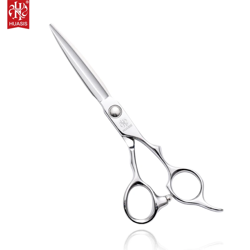 HUASIS HU42 5.5 inch 6inch 6.5inch 7.0inch Ball Bearing Screw Hair Cutting Scissors Sharp Edge Multifunctional 440C