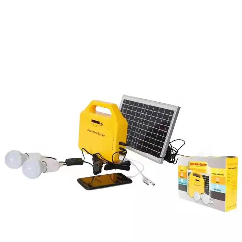solar panel home power system for lighting