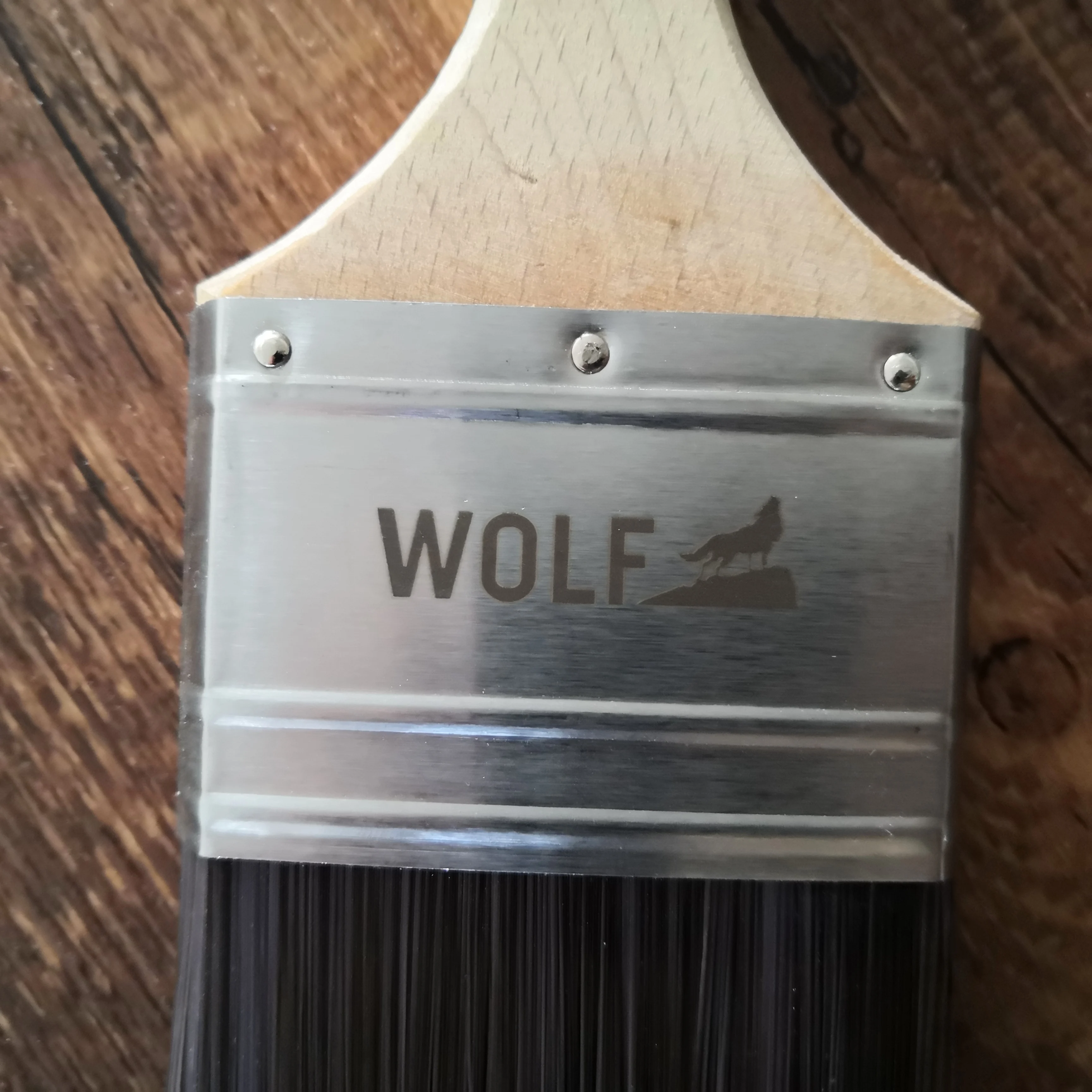 100% polyester Beech wood handle 3inch flat purdy paint brush