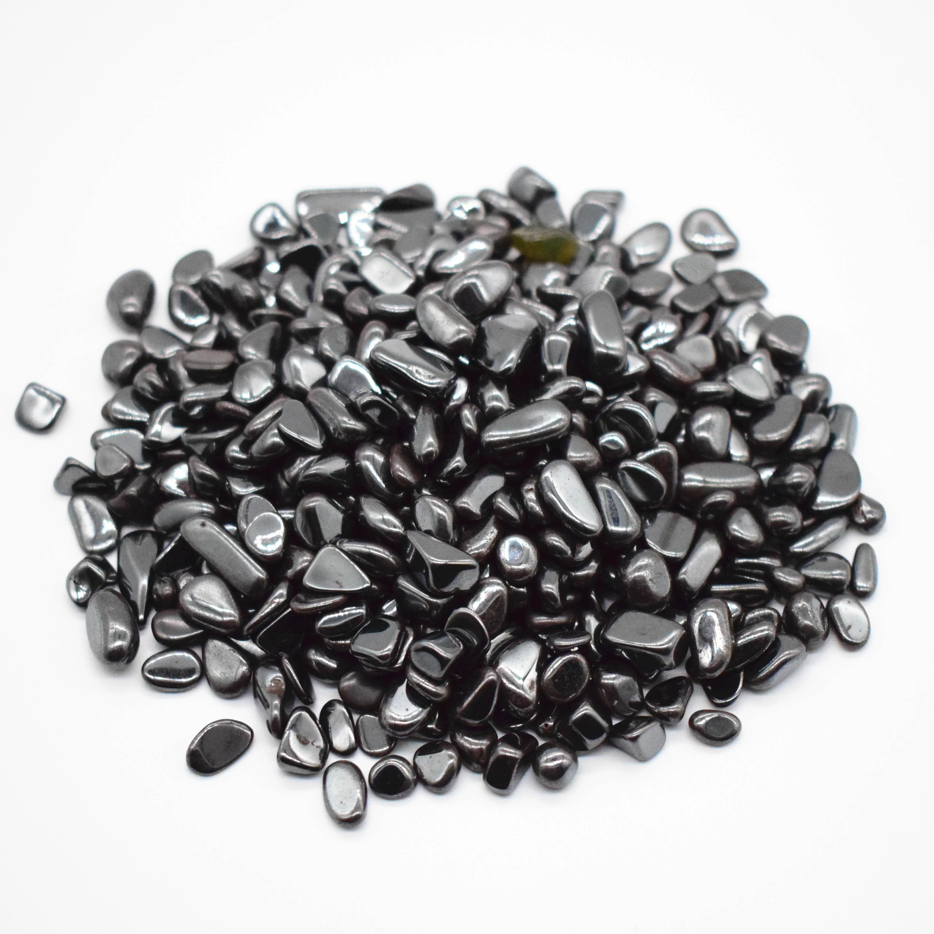 Bulk wholesale Natural hematite Tumbled stones Crystal Gravel for Sale