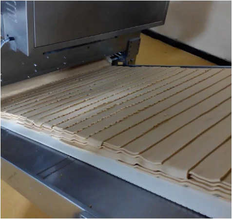 Automatic Soda Biscuit Reciporating Laminator Overlapping Cracker Making Machine