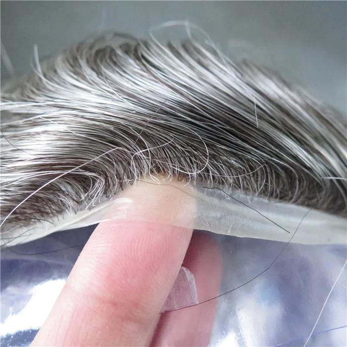 Thin Skin 0.04-0.05mm Bioskin Hair Toupee for Men