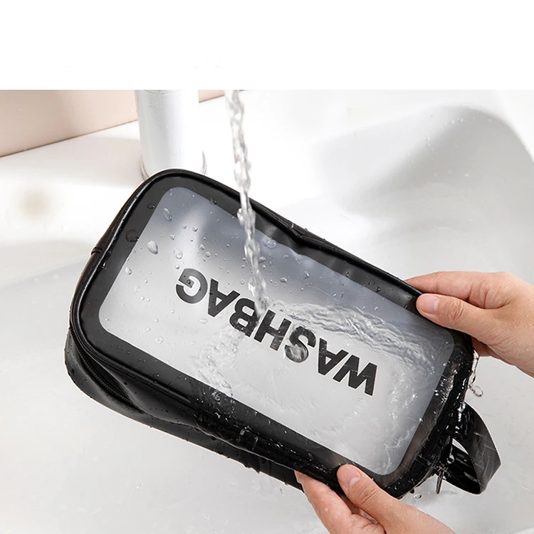 Clear Pvc Travel Wash Bag Toiletry Waterproof Plastic Cosmetic Makeup Bag