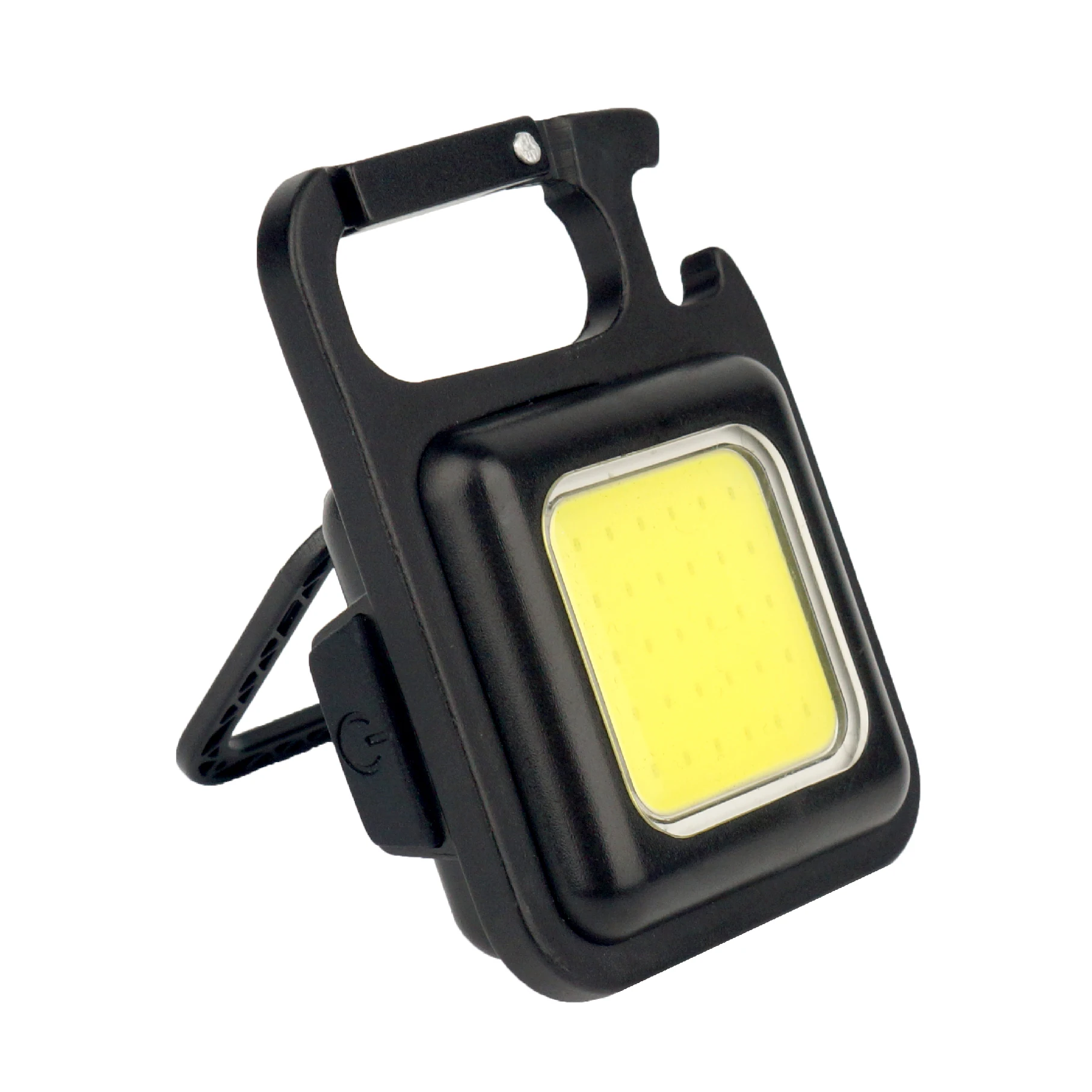 Yarrae USB Rechargeable Mini COB Work Light with Magnet and Flashlight for Fishing Walking and Camping