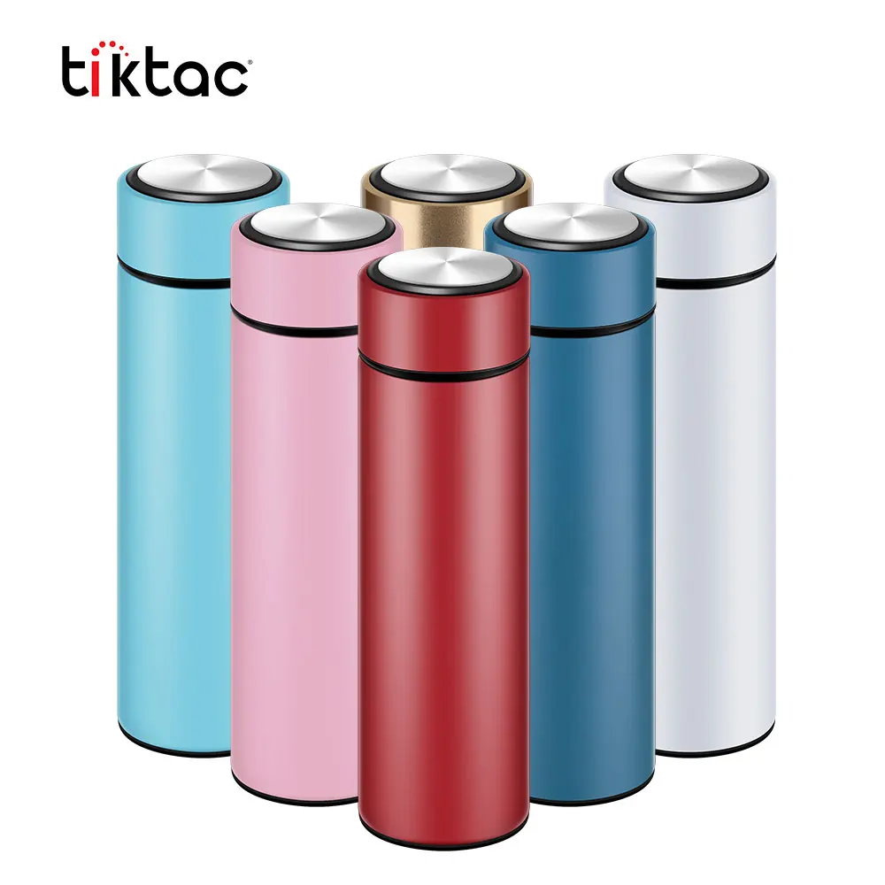 Wholesale matte black stainless steel insulated thermos metal travel water bottle