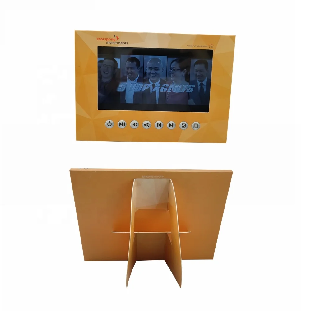 
Cote A5 Customized Paper Video Greeting Card Stander Video Pos Card Components For Christmas Gifts 
