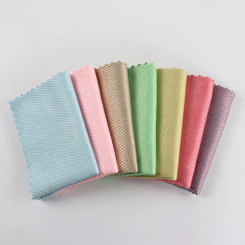 Factory Thickened Large Coral Wool Rag is non-shedding non-oil Easy to Clean  Dish Cloth Kitchen