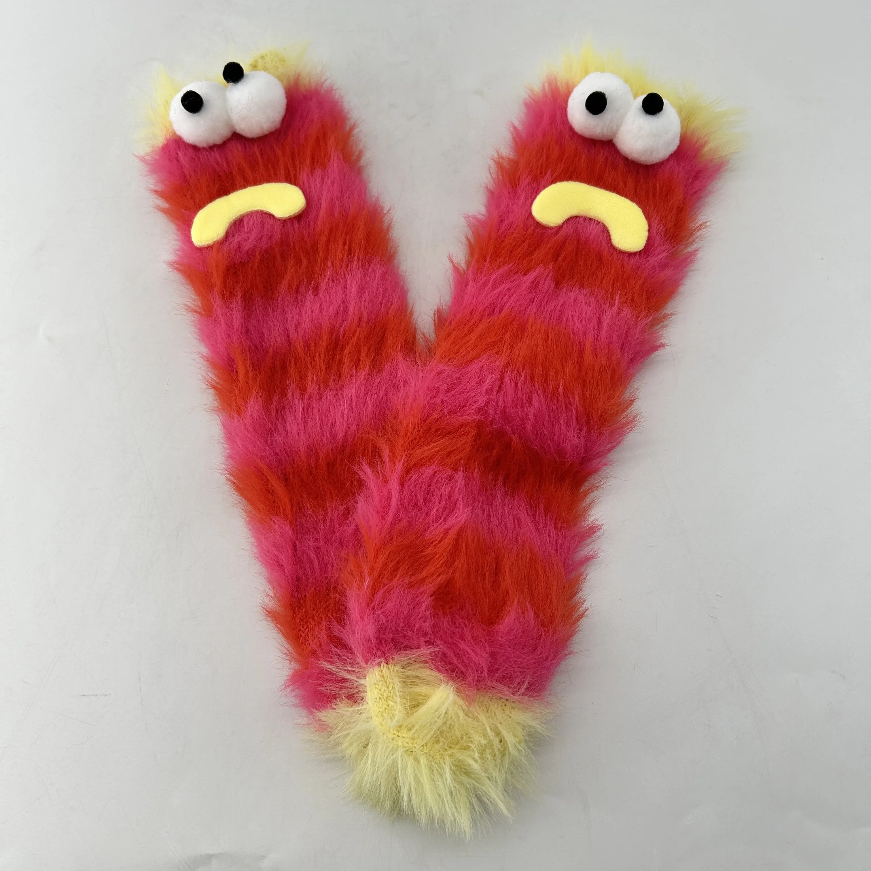 Wholesale New Design Novelty Warm Winter Slippers Socks Cute Ugly Furry Socks