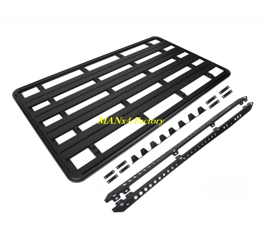MANx4 Aluminum Alloy Flat Roof Rack For Pajero V73 V93 Montero