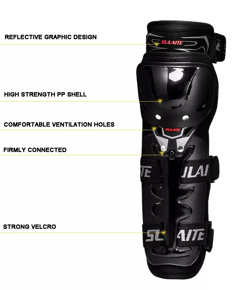 breathable elastic Motorcycle Protection Gear Brace Pads MTB DH ATV Motocross Knee and Elbow Guards Off-road Racing Cycling