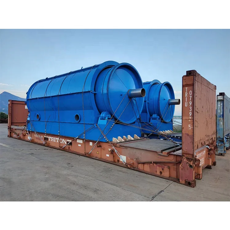 Dedusting Device System Tire Pyrolysis Plant Tyre Rubber Pyrolysis To Fuel Oil