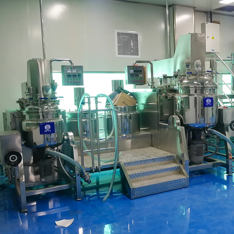 Mayonnaise condensed milk vacuum emulsify mixer machine heating homogenizer equipment