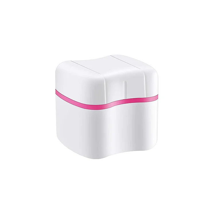 Tooth storage box with strainer orthodontic appliance holder box invisible socket storage box