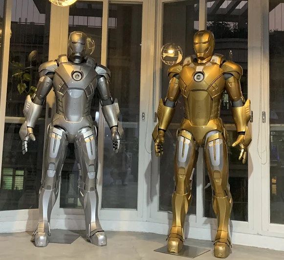 
1:1 Iron Man MK7 Wearable Armour Finished Version Electronic opening and closing function system w/servos LED light and sound 