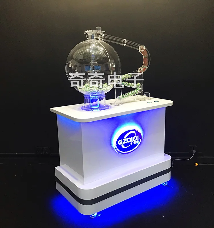 Model 1P420 Air Mix Lottery Machine with LED Sign for Draw 1D Lotto Game