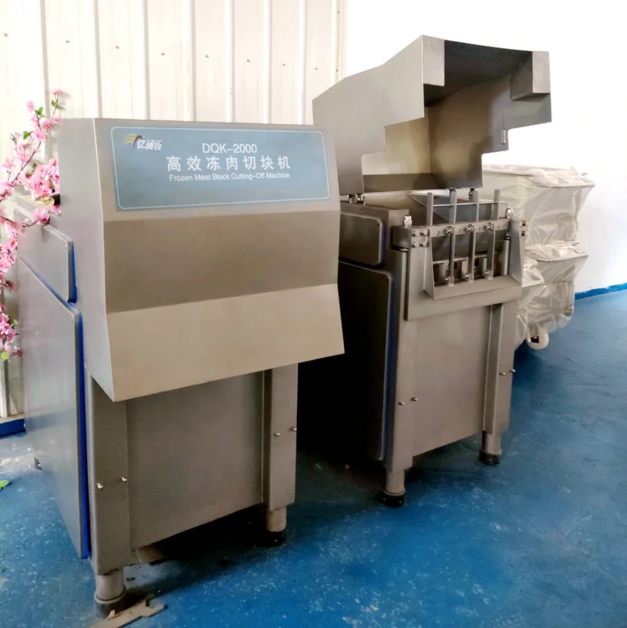 Meat cutter machine for meat processing machine