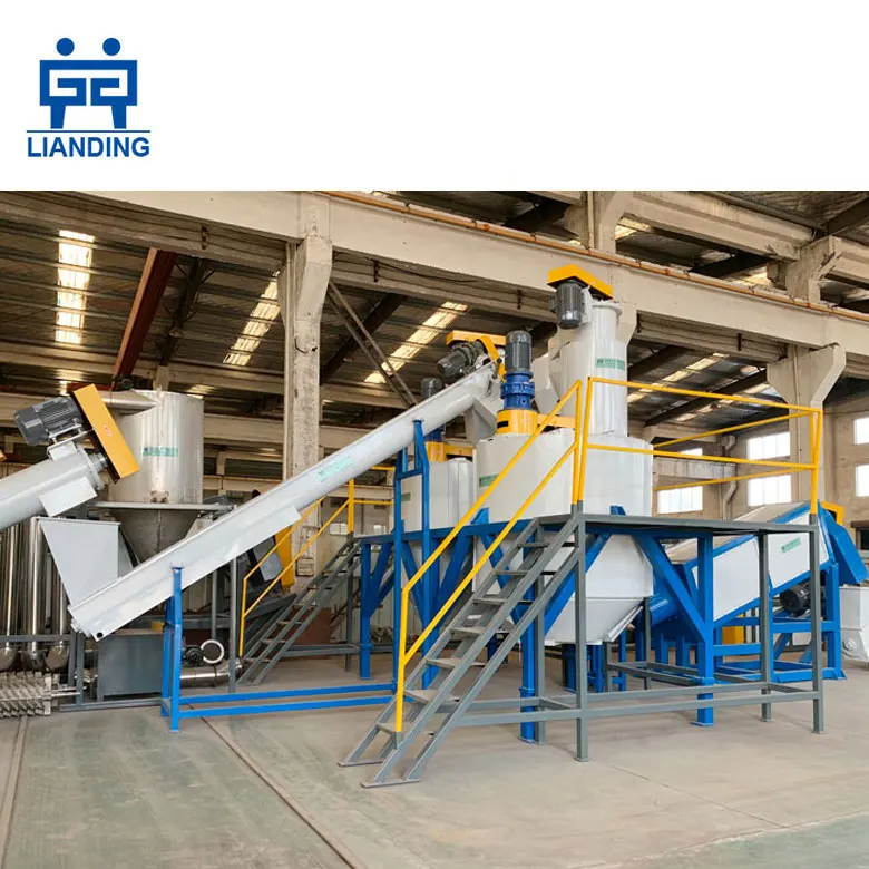 
Waste Plastic Recycle Pet Bottle Flakes Hot Washed Recycling Machine Line Plant 